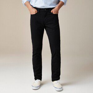 J. Crew 484 Slim Fit Garment Dyed Pants Mens‎ L Black Everyday Slim Modern NWT